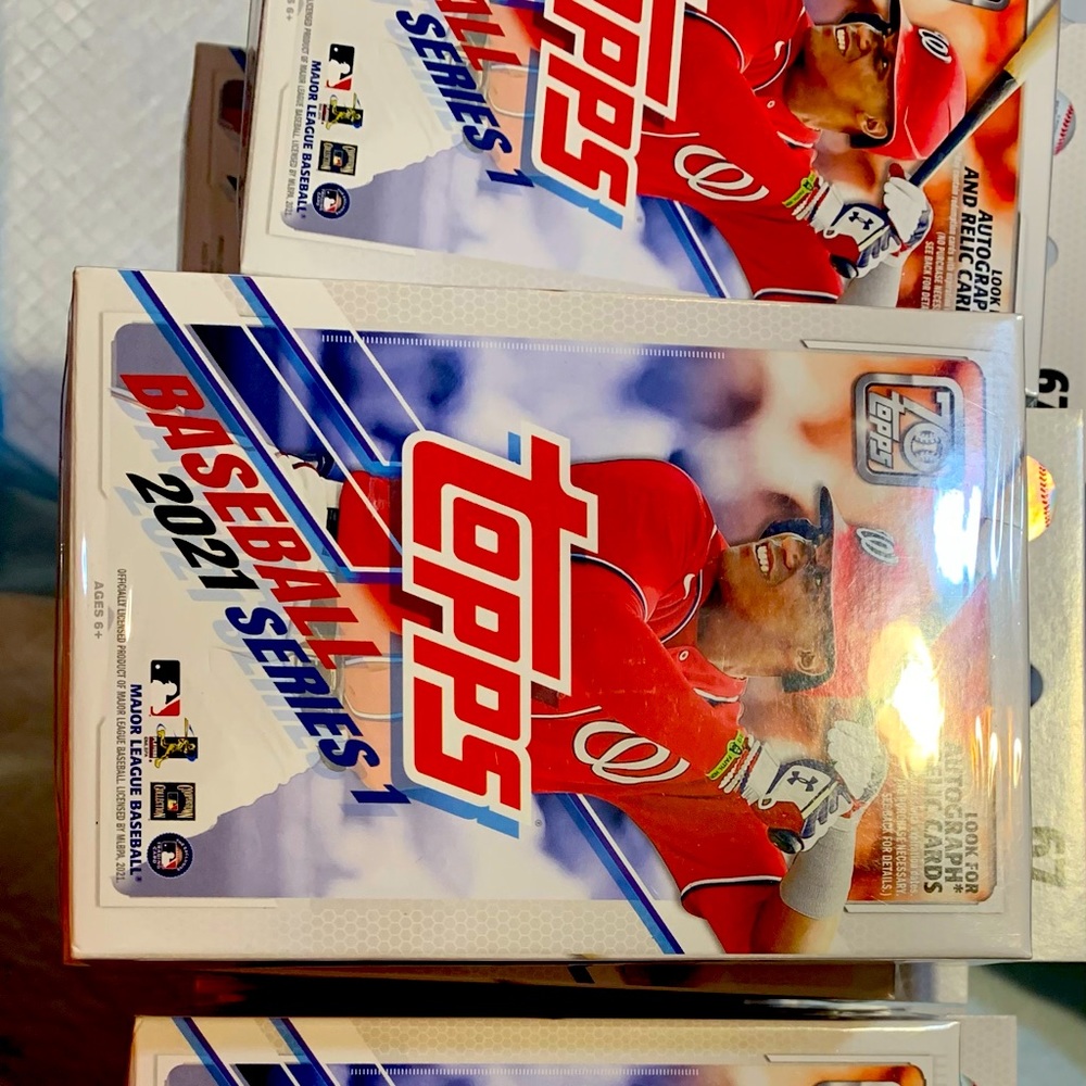 TOPPS 2021 Baseball SERIES 1 Hanger Box Bundle